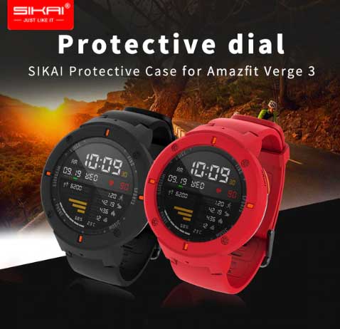 Amazfit Verge स्क्रीन प्रोटेक्टर, बंपर केस और स्ट्रैप्स