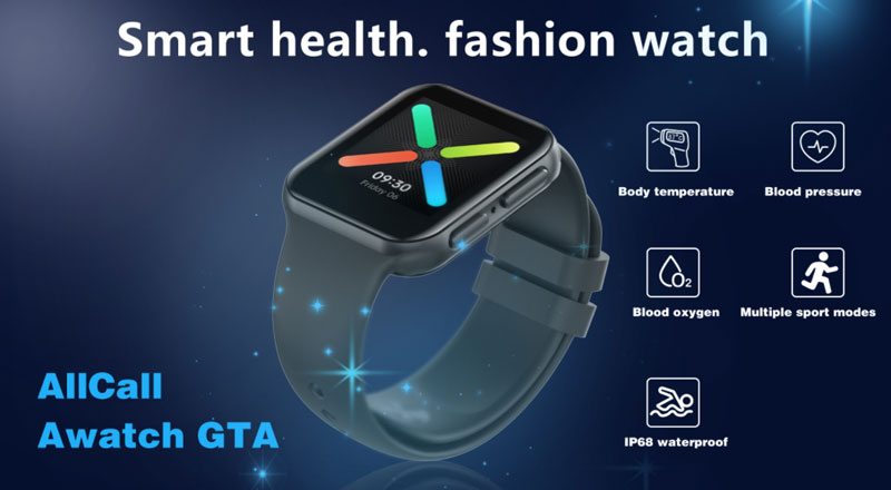 AllCall Watch GTA स्मार्टवॉच - लाइट और ट्रेंडी