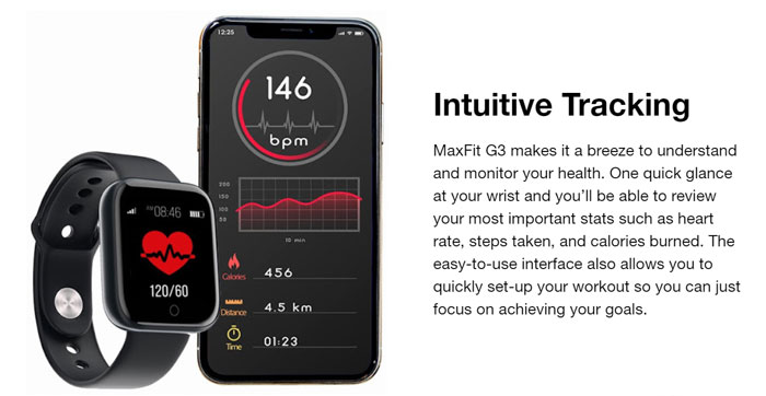 MaxFit G3 स्मार्टवॉच - आइए इसे देखें !!