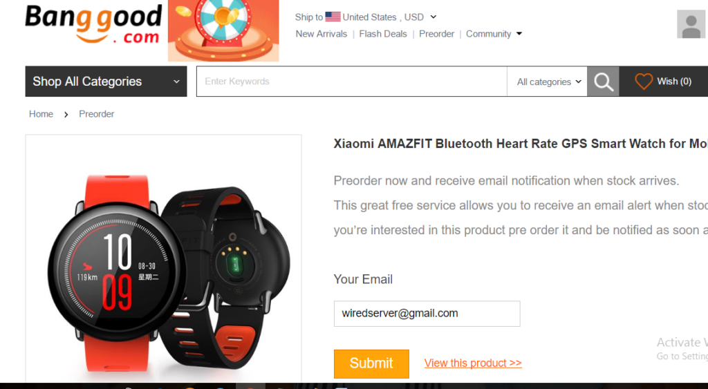 Xiaomi Amazfit स्मार्टवॉच-बैंगगूड