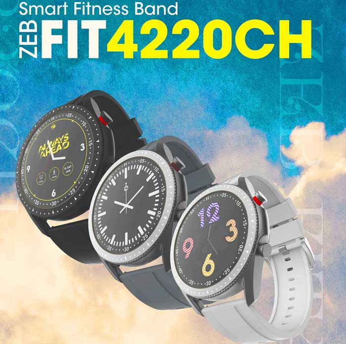 Zebronics स्मार्टवॉच, ZEB -Fit4220CH मॉडल - सुविधाओं की समीक्षा