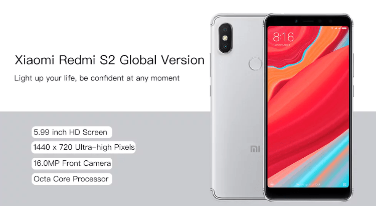 Xiaomi Redmi S2 - 16.0 MP फ्रंट कैमरा, AI फेस अनलॉक 5.99 इंच HD स्क्रीन के साथ अब उपलब्ध है